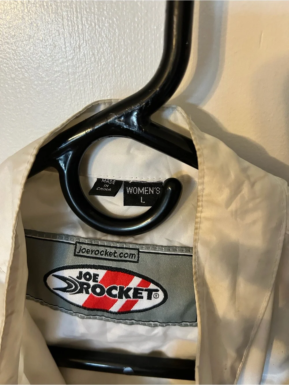Joe Rocket White and Black Mesh Motorcycle Jacket with Sleeve Art